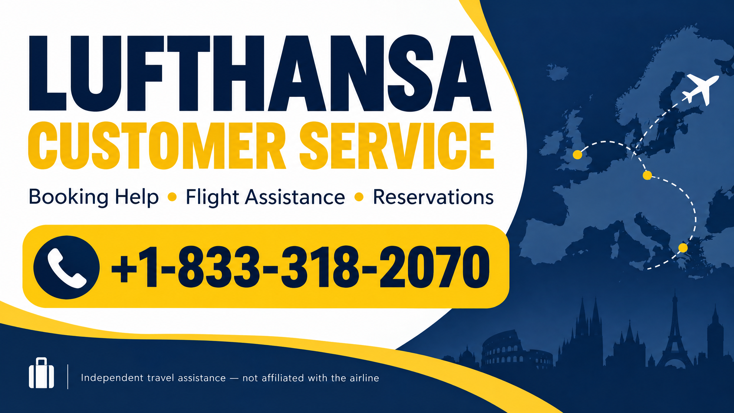 Lufthansa Airlines Phone Support  Talk to an Agent for Reservations, Tickets & Flight Assistance